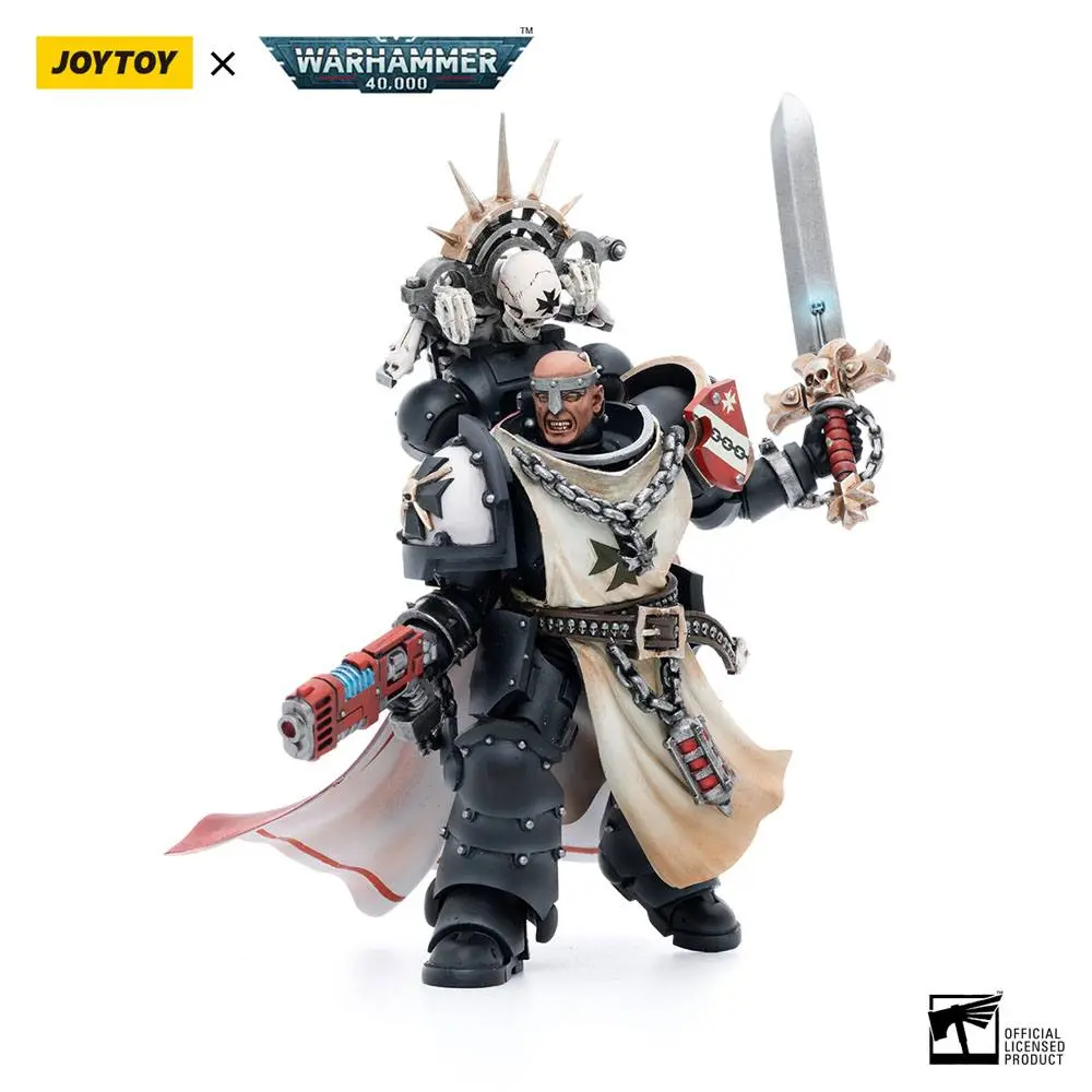 Warhammer 40k Actionfigur 1/18 Black Templars Marshal Baldeckrath 12 cm Produktfoto