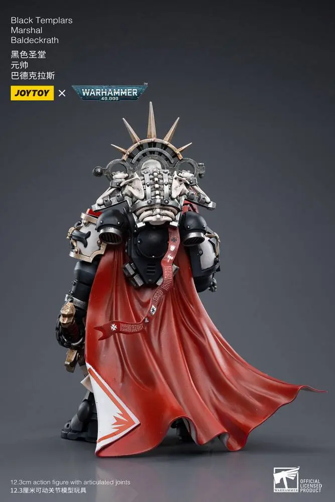 Warhammer 40k Actionfigur 1/18 Black Templars Marshal Baldeckrath 12 cm Produktfoto