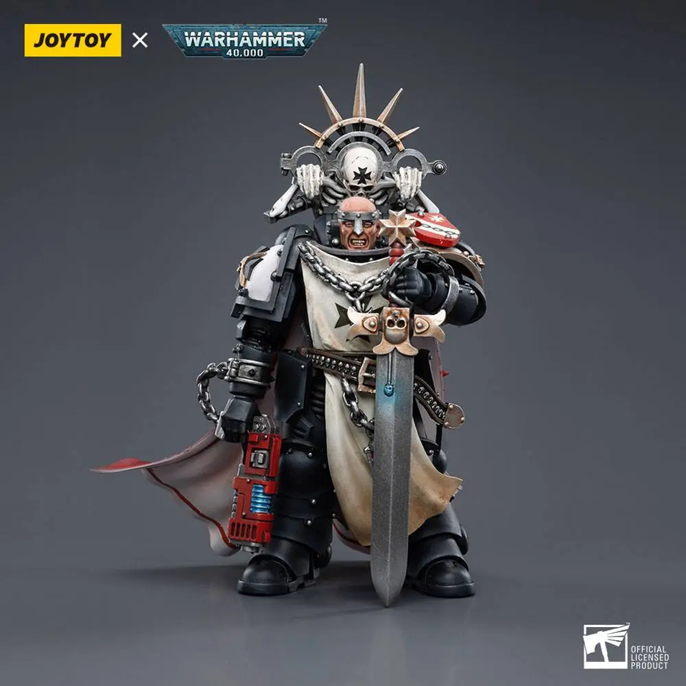 Warhammer 40k Actionfigur 1/18 Black Templars Marshal Baldeckrath 12 cm Produktfoto
