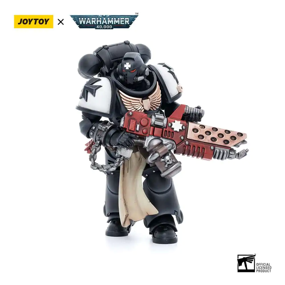 Warhammer 40k Actionfigur 1/18 Black Templars Primaris Initiate Brother Raemont 12 cm Produktfoto