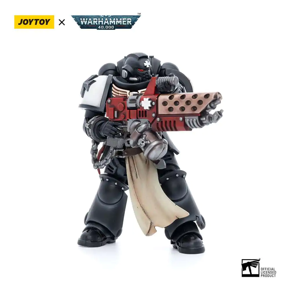 Warhammer 40k Actionfigur 1/18 Black Templars Primaris Initiate Brother Raemont 12 cm Produktfoto