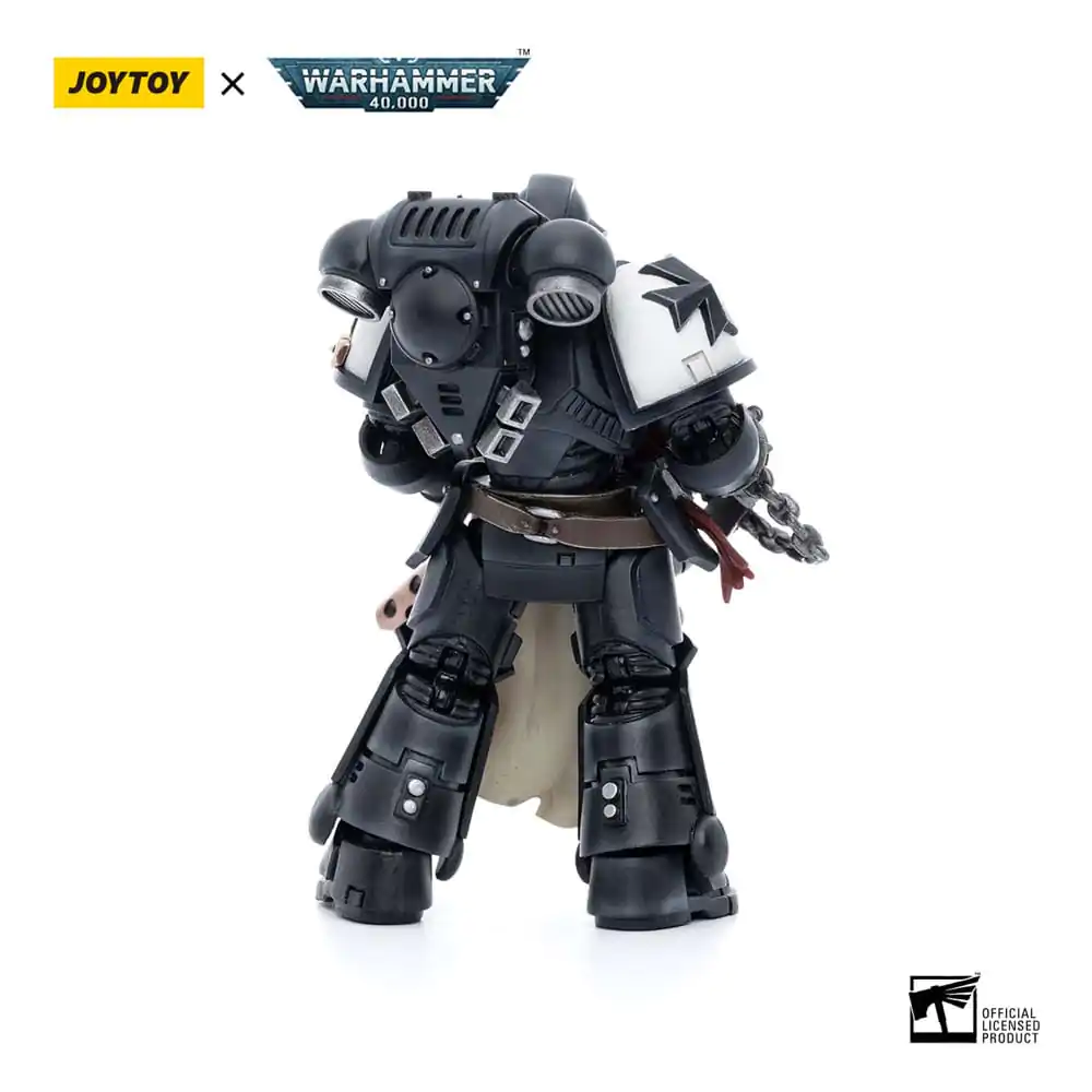 Warhammer 40k Actionfigur 1/18 Black Templars Primaris Initiate Brother Raemont 12 cm Produktfoto