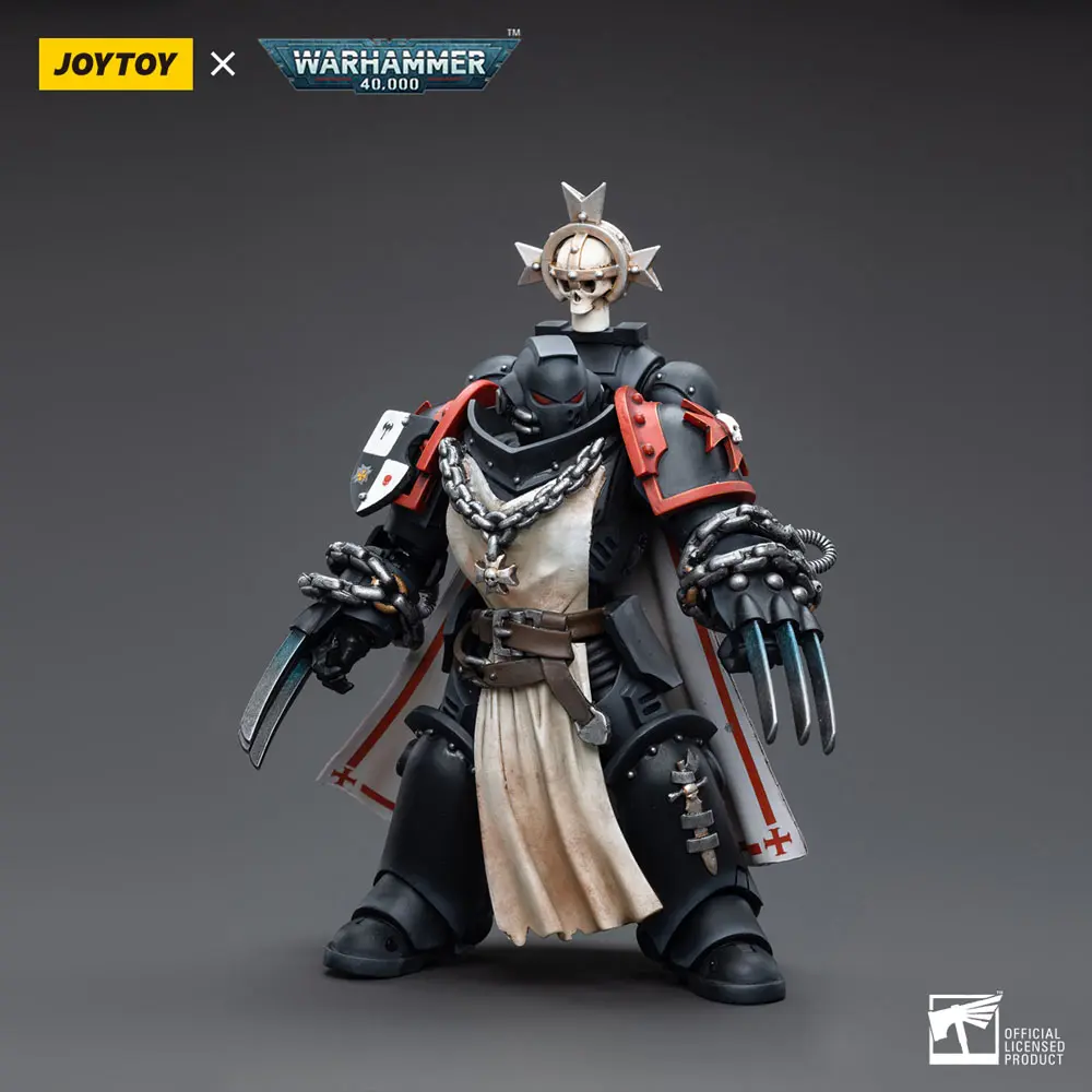 Warhammer 40k Actionfigur 1/18 Black Templars Primaris Sword Brethren Alberic 12 cm Produktfoto