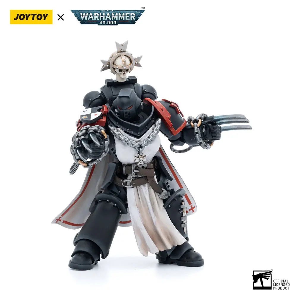 Warhammer 40k Actionfigur 1/18 Black Templars Primaris Sword Brethren Alberic 12 cm Produktfoto