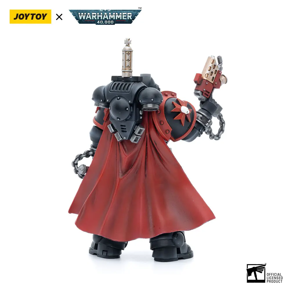 Warhammer 40k Actionfigur 1/18 Black Templars Primaris Sword Brethren Granbertus 12 cm Produktfoto