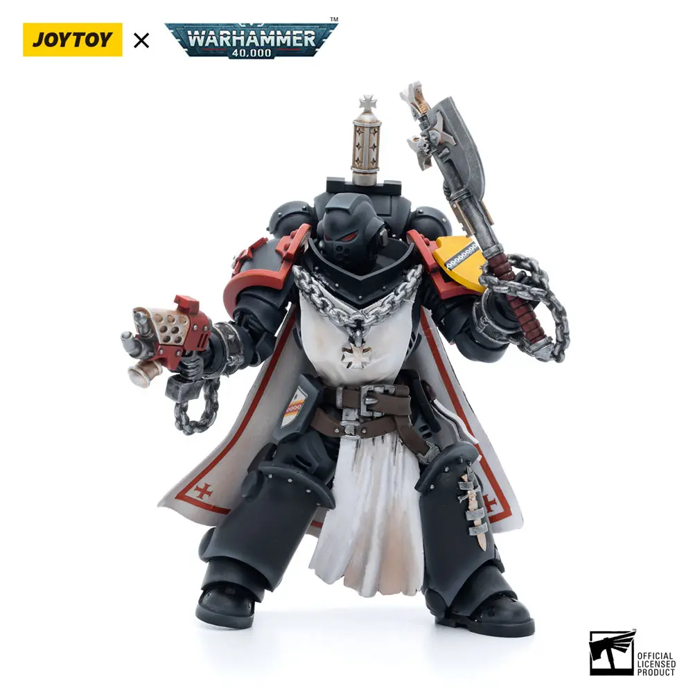 Warhammer 40k Actionfigur 1/18 Black Templars Primaris Sword Brethren Granbertus 12 cm Produktfoto