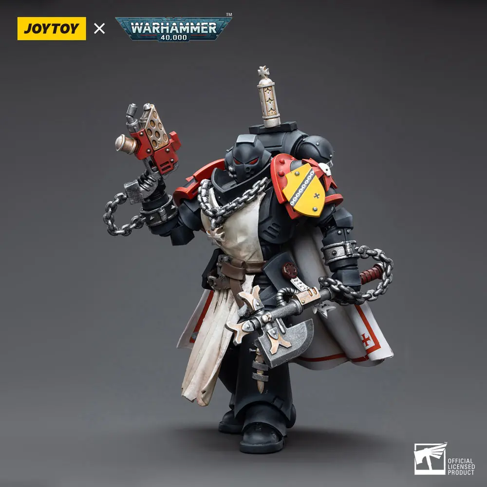 Warhammer 40k Actionfigur 1/18 Black Templars Primaris Sword Brethren Granbertus 12 cm Produktfoto