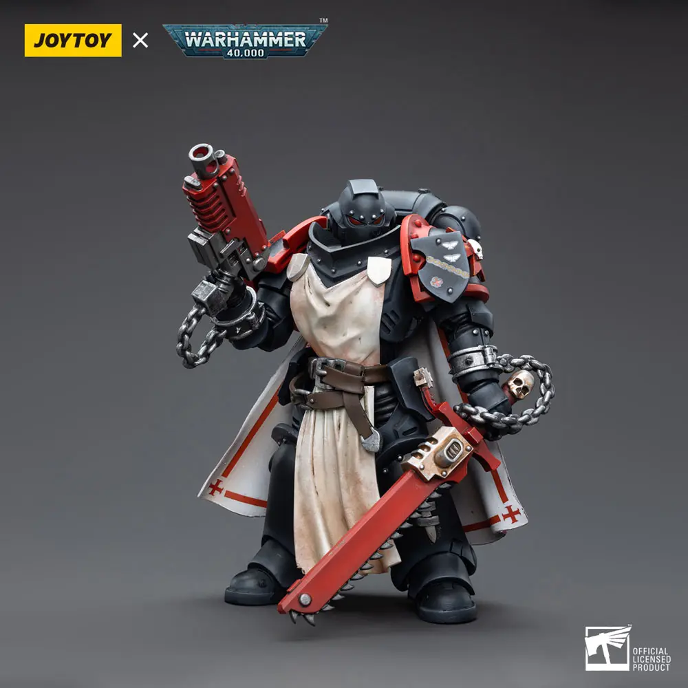 Warhammer 40k Actionfigur 1/18 Black Templars Primaris Sword Brethren Harmund 12 cm Produktfoto