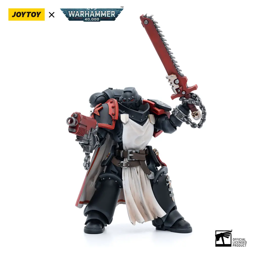 Warhammer 40k Actionfigur 1/18 Black Templars Primaris Sword Brethren Harmund 12 cm Produktfoto