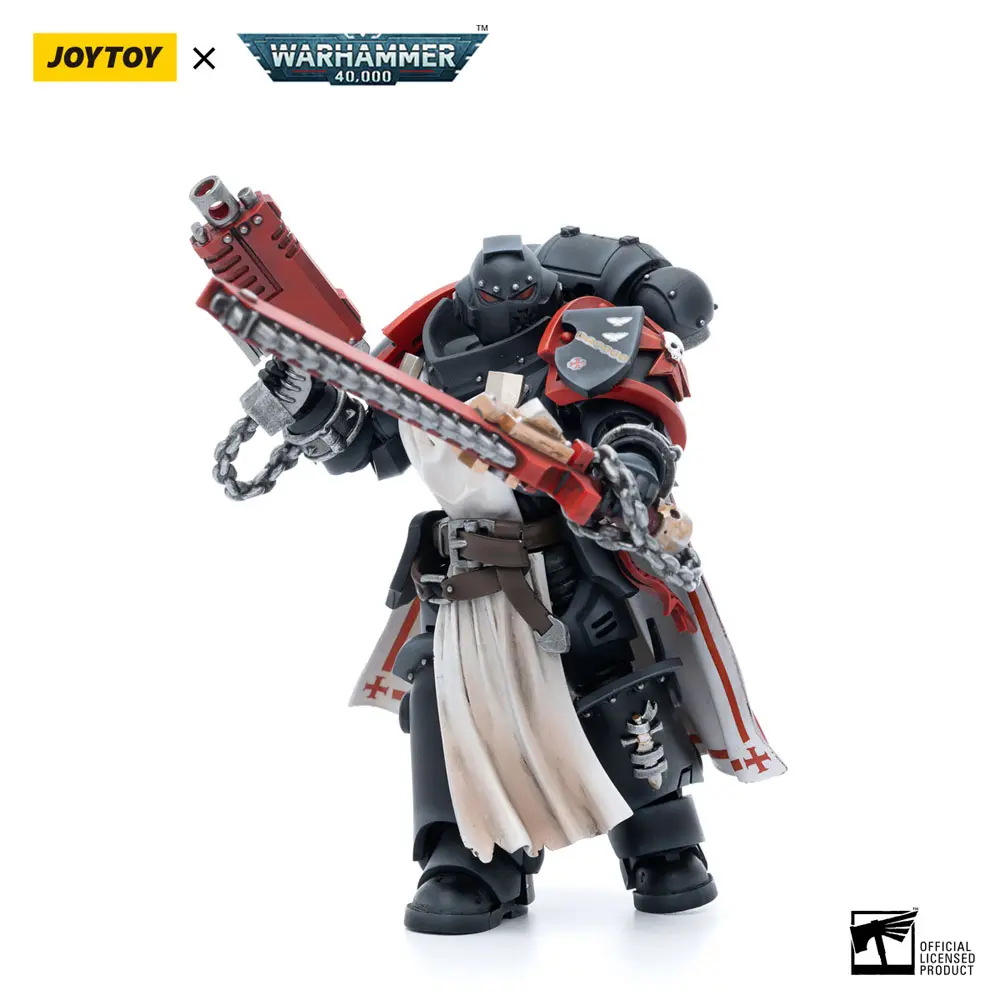Warhammer 40k Actionfigur 1/18 Black Templars Primaris Sword Brethren Harmund 12 cm Produktfoto