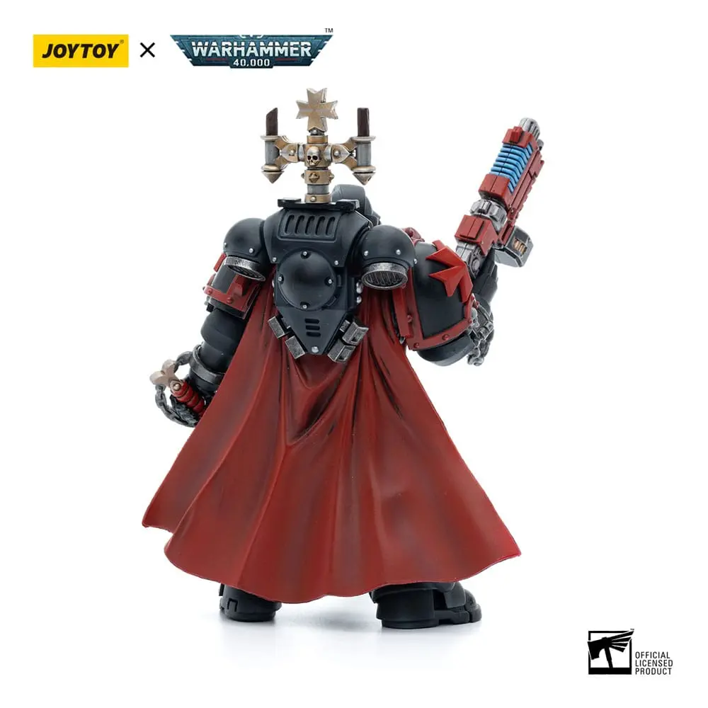 Warhammer 40k Actionfigur 1/18 Black Templars Sword Brethren Brother Lombast 12 cm Produktfoto