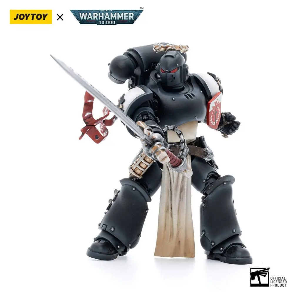 Warhammer 40k Actionfigur 1/18 Black Templars The Emperors Champion Rolantus 12 cm termékfotó