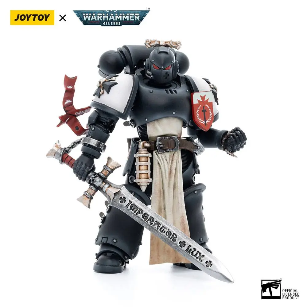 Warhammer 40k Actionfigur 1/18 Black Templars The Emperors Champion Rolantus 12 cm termékfotó