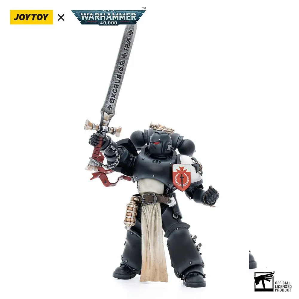 Warhammer 40k Actionfigur 1/18 Black Templars The Emperors Champion Rolantus 12 cm termékfotó