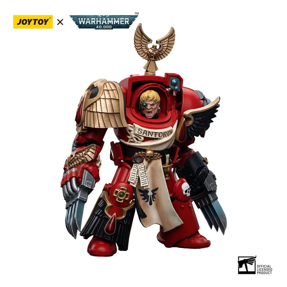 Warhammer 40k Actionfigur 1/18 Blood Angels Assault Terminators Sergeant Santoro 12 cm termékfotó