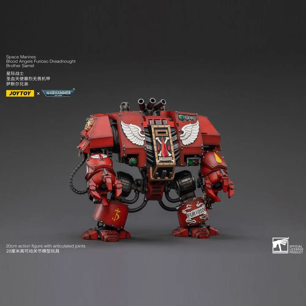 Warhammer 40k Actionfigur 1/18 Blood Angels Furioso Dreadnought Brother Samel 20 cm Produktfoto