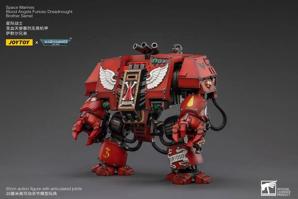 Warhammer 40k Actionfigur 1/18 Blood Angels Furioso Dreadnought Brother Samel 20 cm Produktfoto