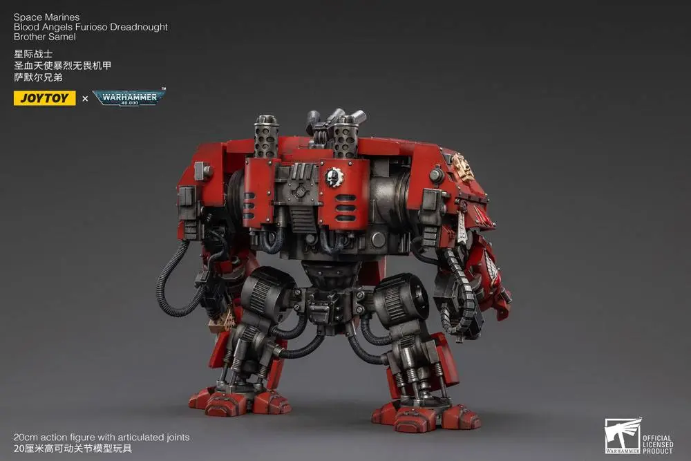 Warhammer 40k Actionfigur 1/18 Blood Angels Furioso Dreadnought Brother Samel 20 cm Produktfoto