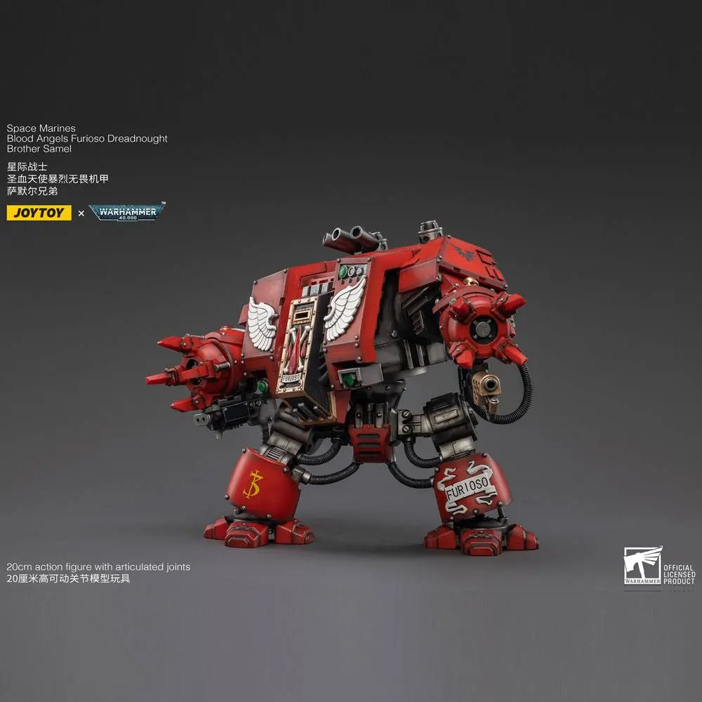 Warhammer 40k Actionfigur 1/18 Blood Angels Furioso Dreadnought Brother Samel 20 cm Produktfoto