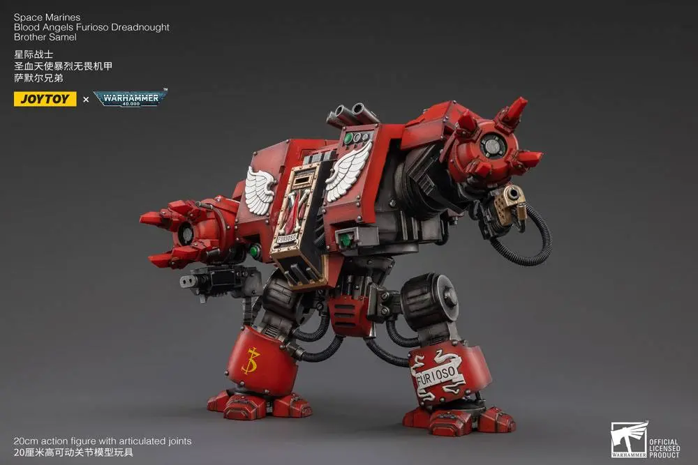 Warhammer 40k Actionfigur 1/18 Blood Angels Furioso Dreadnought Brother Samel 20 cm Produktfoto