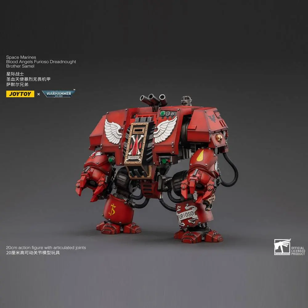 Warhammer 40k Actionfigur 1/18 Blood Angels Furioso Dreadnought Brother Samel 20 cm Produktfoto