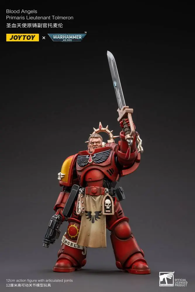 Warhammer 40k Actionfigur 1/18 Blood Angels Primaris Lieutenant Tolmeron 12 cm Produktfoto