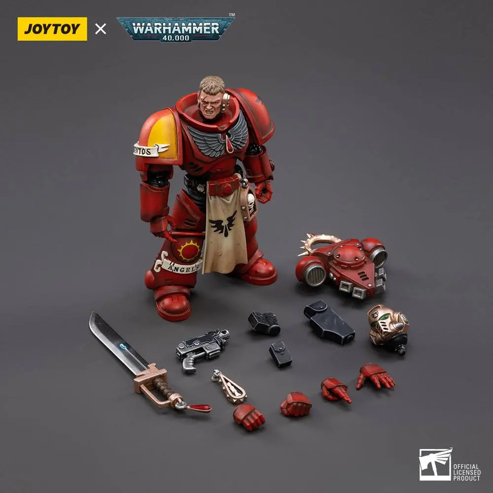 Warhammer 40k Actionfigur 1/18 Blood Angels Primaris Lieutenant Tolmeron 12 cm Produktfoto