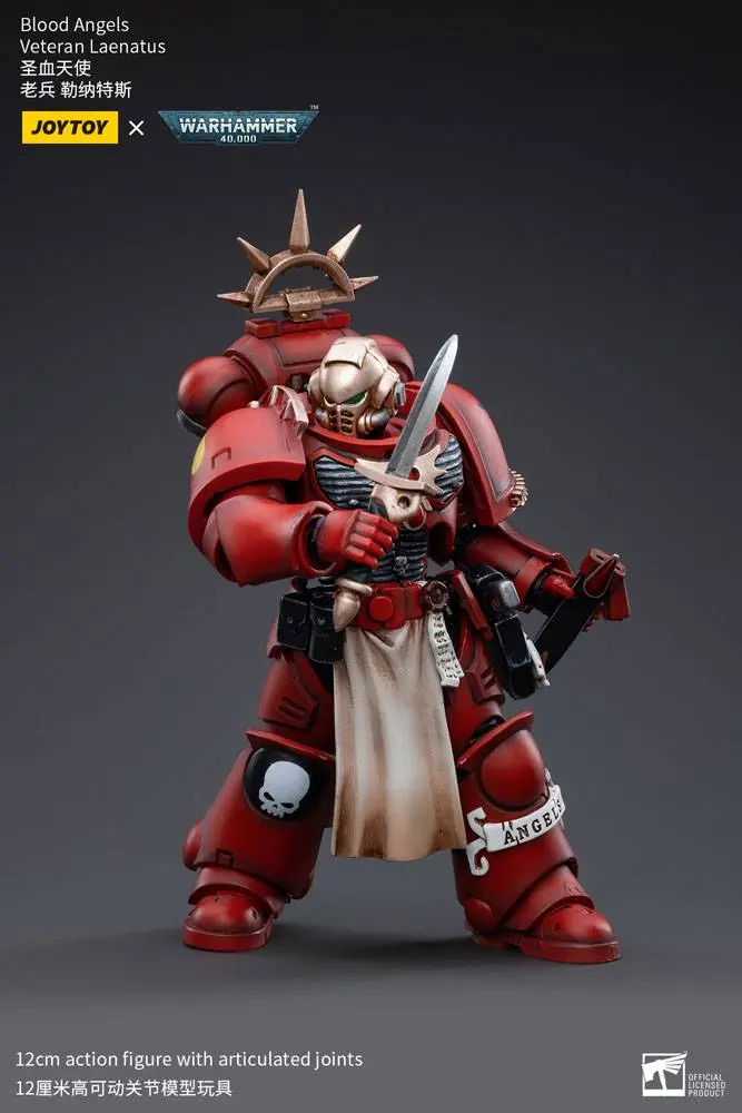 Warhammer 40k Actionfigur 1/18 Blood Angels Veteran Laenatus 12 cm termékfotó