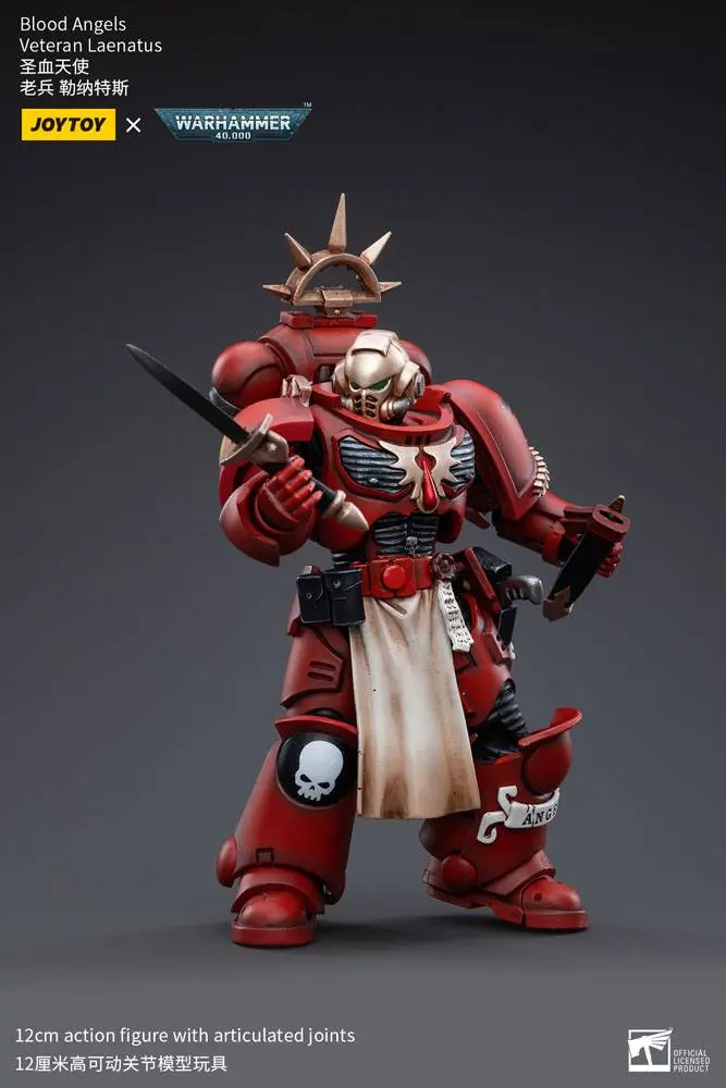 Warhammer 40k Actionfigur 1/18 Blood Angels Veteran Laenatus 12 cm termékfotó