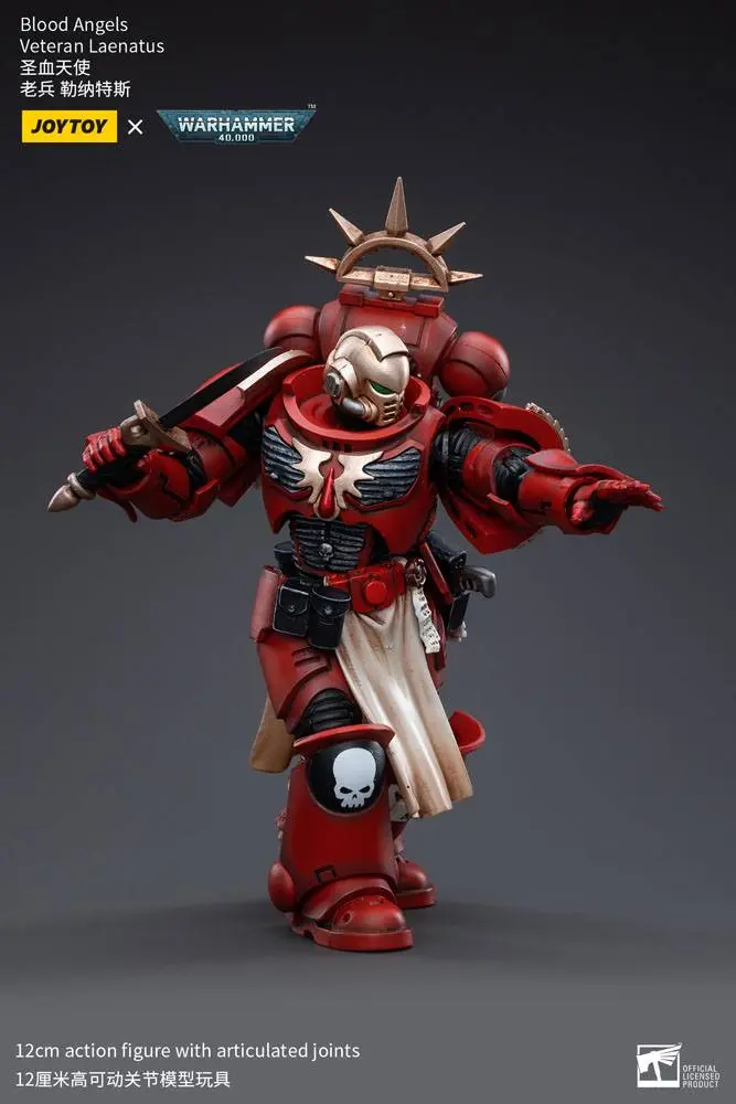 Warhammer 40k Actionfigur 1/18 Blood Angels Veteran Laenatus 12 cm termékfotó