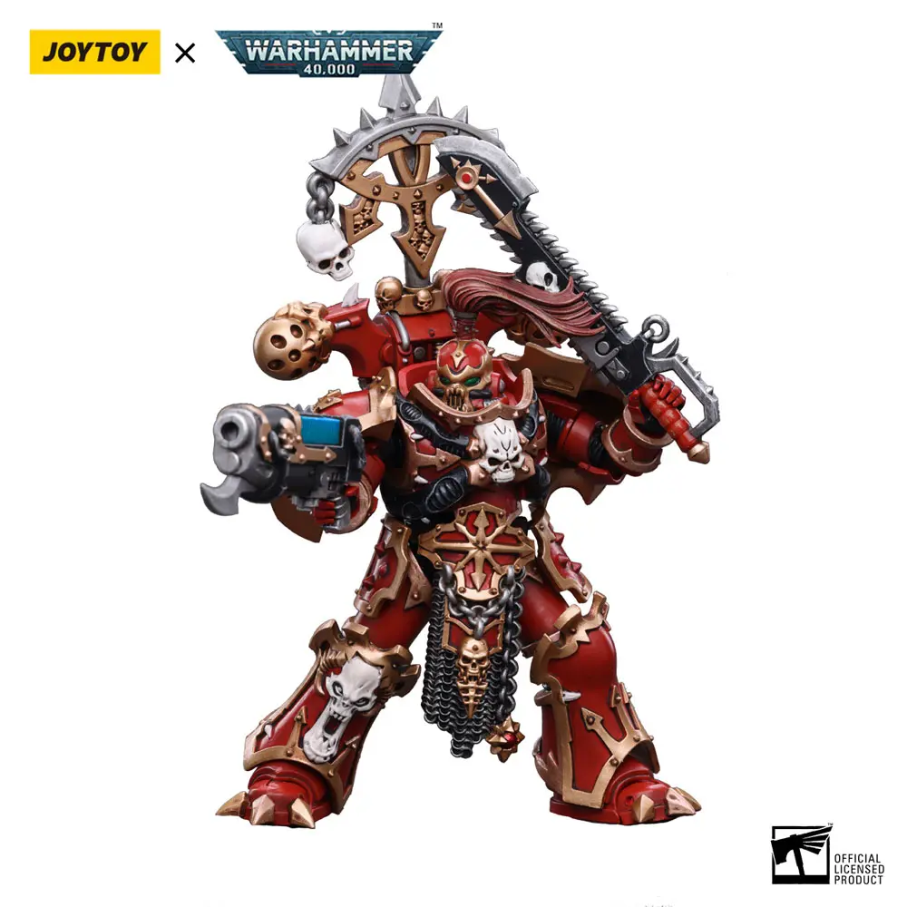 Warhammer 40k Actionfigur 1/18 Chaos Space Marines Crimson Slaughter Brother Karvult 12 cm Produktfoto