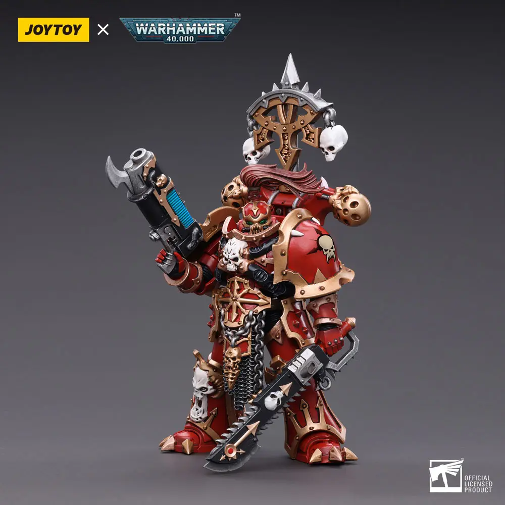 Warhammer 40k Actionfigur 1/18 Chaos Space Marines Crimson Slaughter Brother Karvult 12 cm Produktfoto