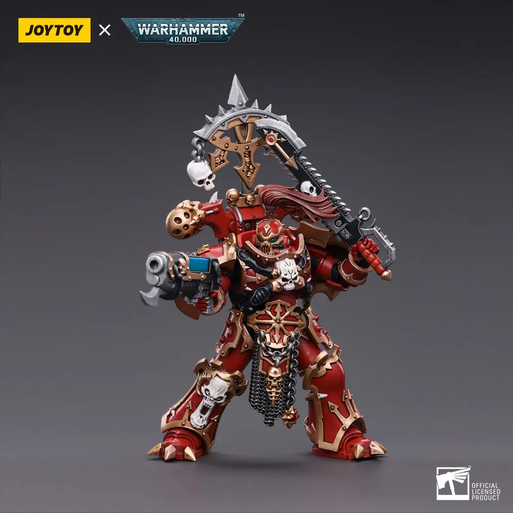 Warhammer 40k Actionfigur 1/18 Chaos Space Marines Crimson Slaughter Brother Karvult 12 cm Produktfoto