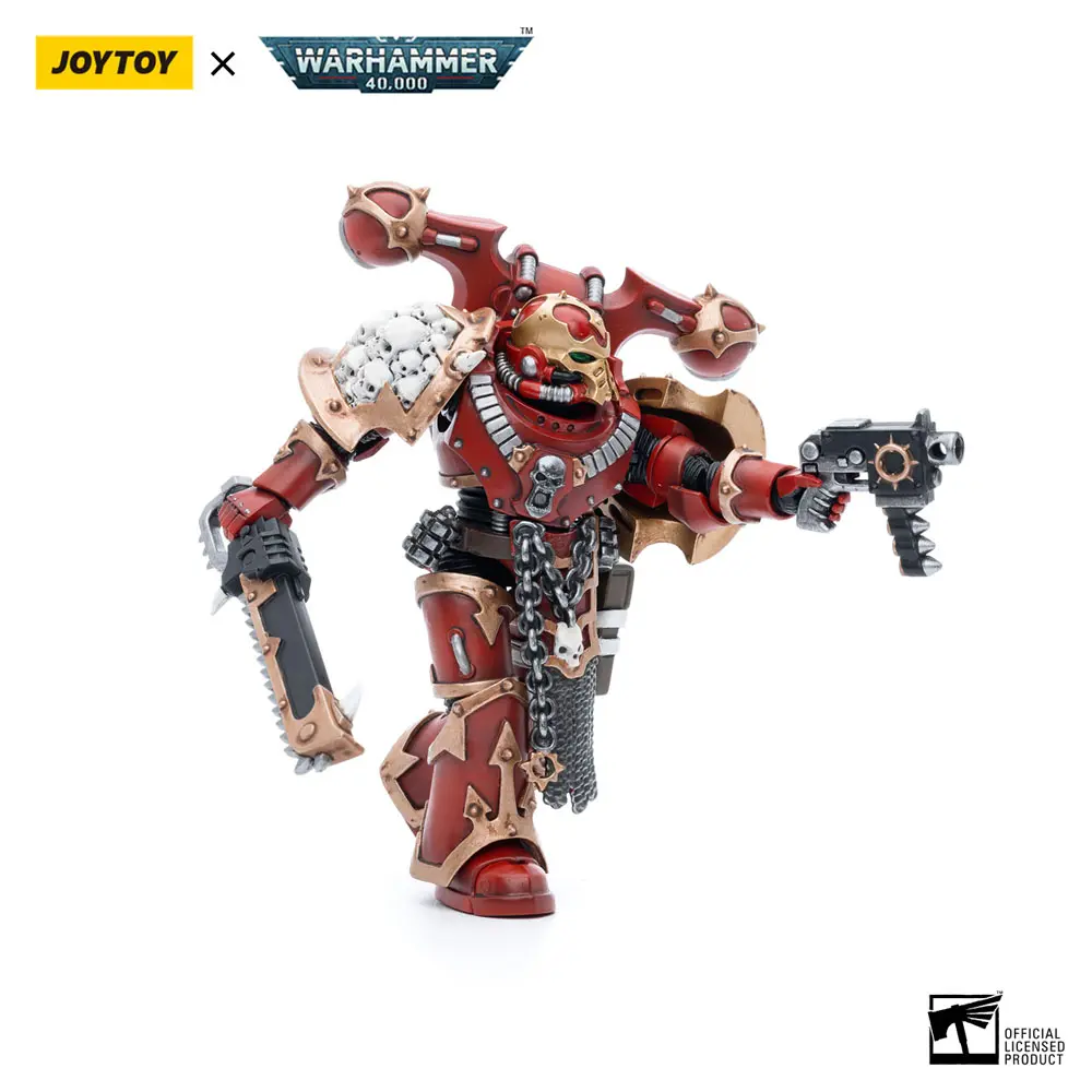 Warhammer 40k Actionfigur 1/18 Chaos Space Marines Crimson Slaughter Brother Maganar 12 cm Produktfoto
