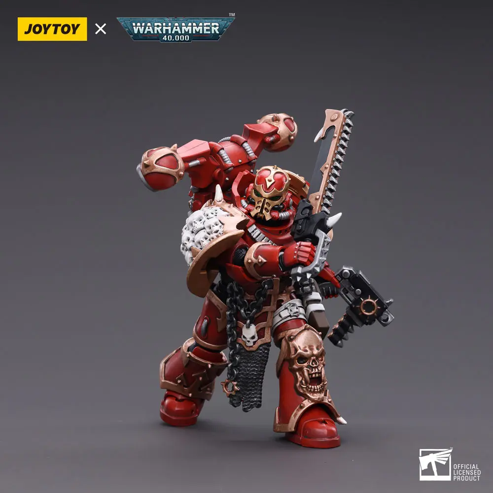 Warhammer 40k Actionfigur 1/18 Chaos Space Marines Crimson Slaughter Brother Maganar 12 cm Produktfoto