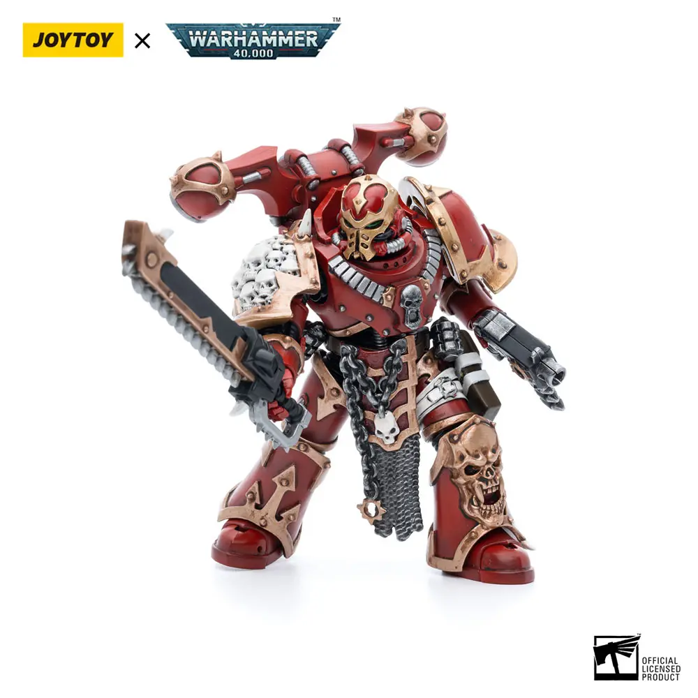 Warhammer 40k Actionfigur 1/18 Chaos Space Marines Crimson Slaughter Brother Maganar 12 cm Produktfoto