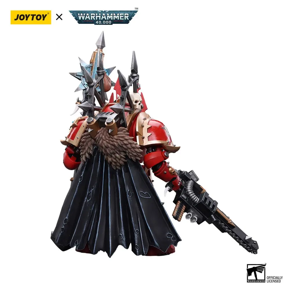 Warhammer 40k Actionfigur 1/18 Chaos Space Marines Crimson Slaughter Sorcerer Lord in Terminator Armour 12 cm Produktfoto