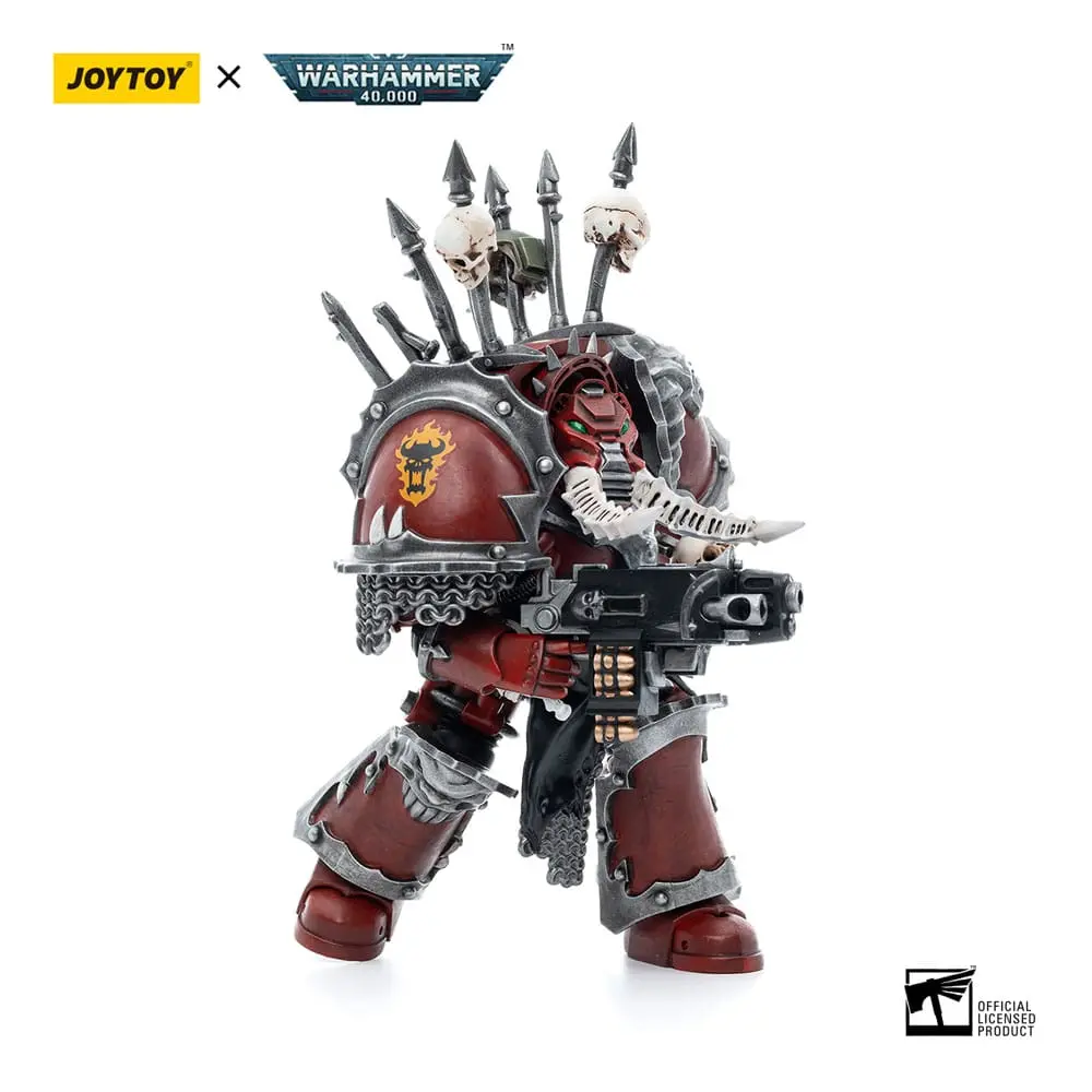 Warhammer 40k Actionfigur 1/18 Chaos Space Marines Word Bearers Chaos Terminator Garchak Vash 12 cm Produktfoto