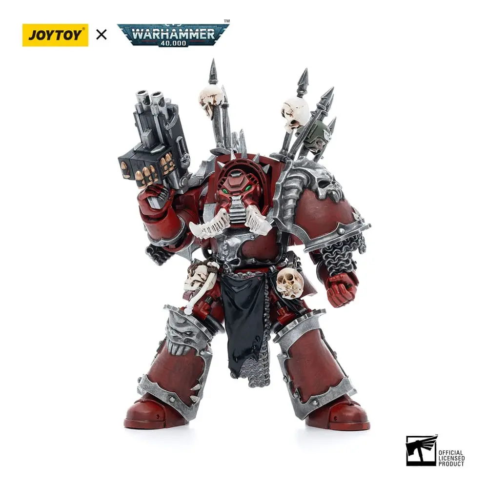 Warhammer 40k Actionfigur 1/18 Chaos Space Marines Word Bearers Chaos Terminator Garchak Vash 12 cm Produktfoto