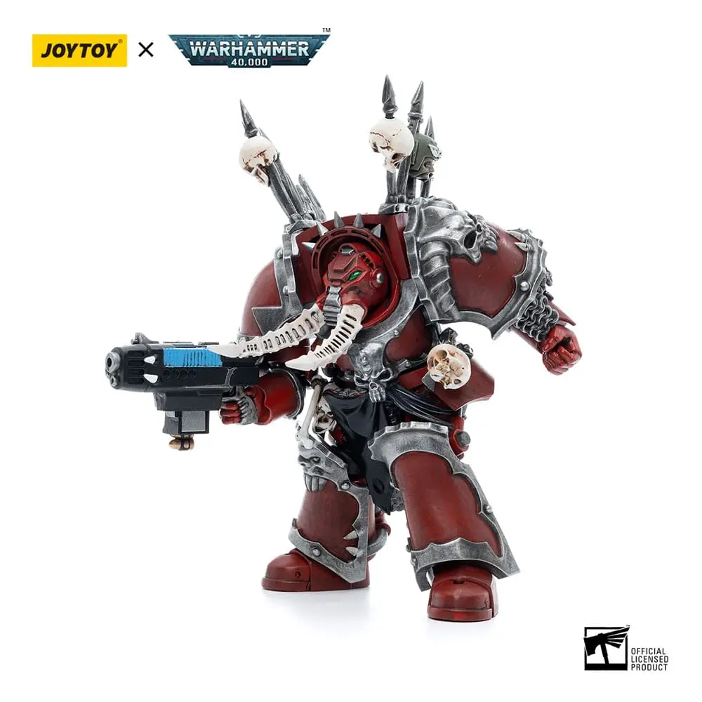 Warhammer 40k Actionfigur 1/18 Chaos Space Marines Word Bearers Chaos Terminator Garchak Vash 12 cm Produktfoto