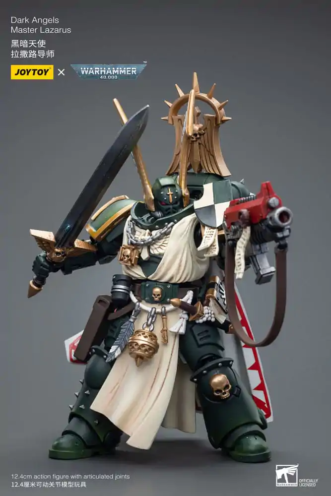 Warhammer 40k Actionfigur 1/18 Dark Angels Master Lazarus 12 cm termékfotó