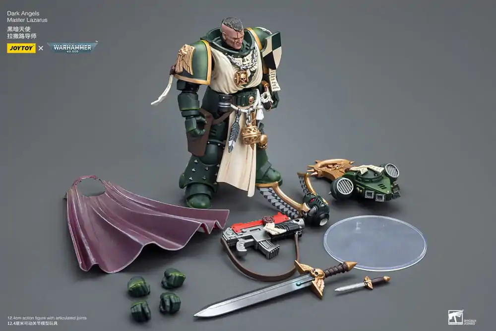 Warhammer 40k Actionfigur 1/18 Dark Angels Master Lazarus 12 cm termékfotó