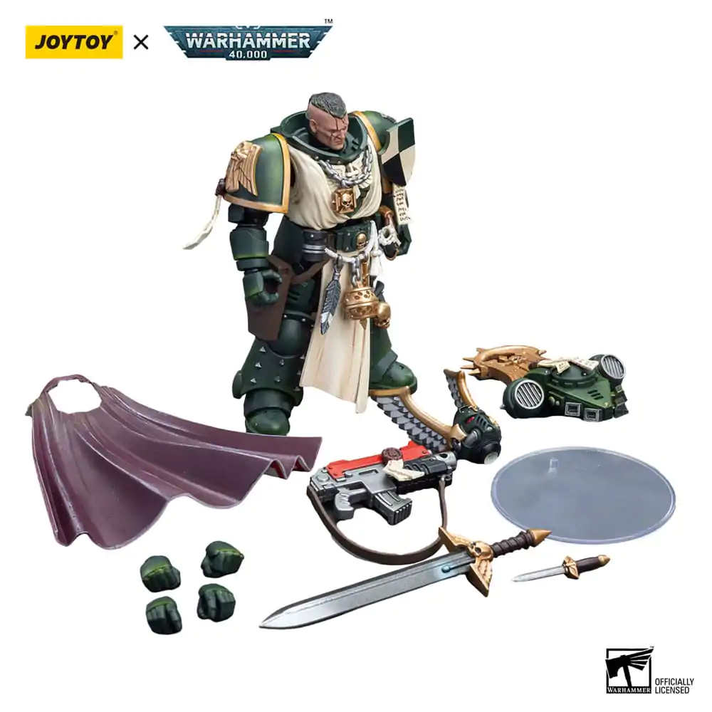 Warhammer 40k Actionfigur 1/18 Dark Angels Master Lazarus 12 cm termékfotó