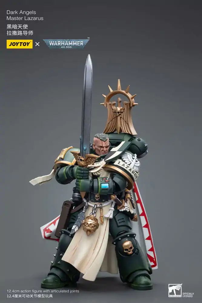 Warhammer 40k Actionfigur 1/18 Dark Angels Master Lazarus 12 cm termékfotó