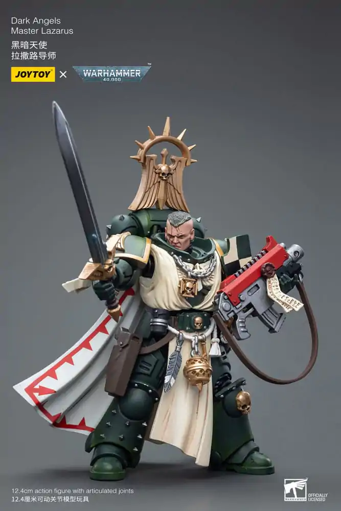 Warhammer 40k Actionfigur 1/18 Dark Angels Master Lazarus 12 cm termékfotó