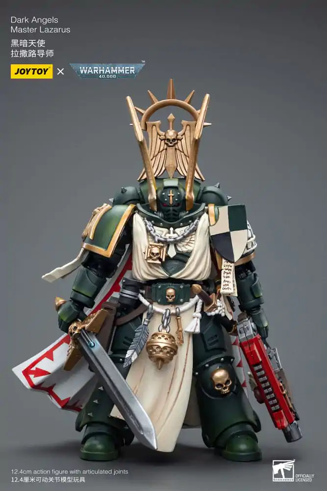 Warhammer 40k Actionfigur 1/18 Dark Angels Master Lazarus 12 cm termékfotó