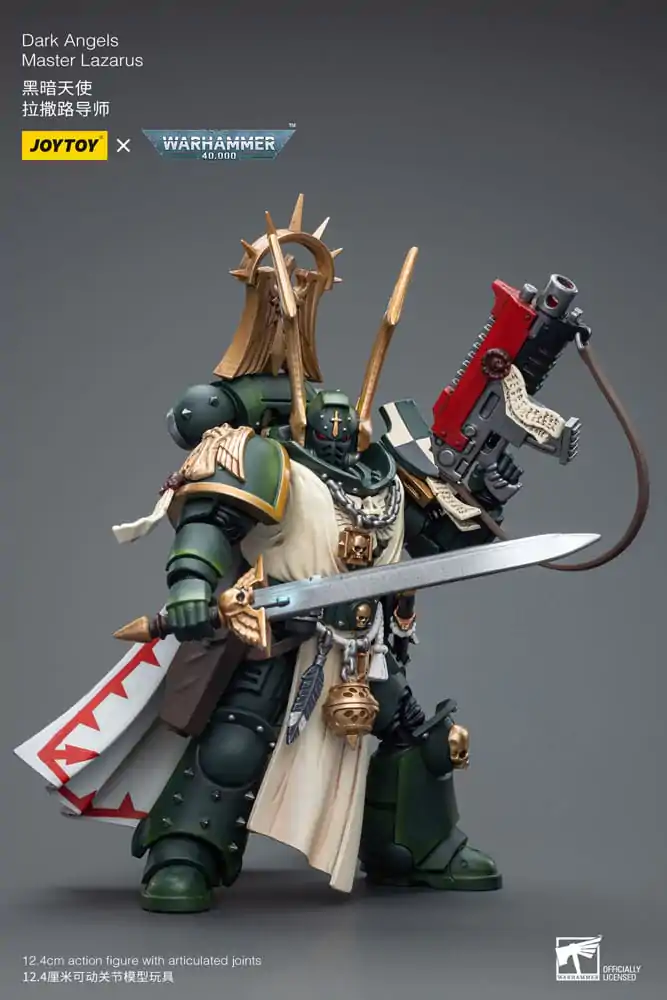 Warhammer 40k Actionfigur 1/18 Dark Angels Master Lazarus 12 cm termékfotó