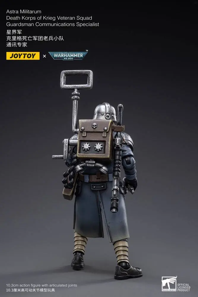 Warhammer 40k Actionfigur 1/18 Death Korps of Krieg Veteran Squad Guardsman Communications Specialist 10 cm Produktfoto