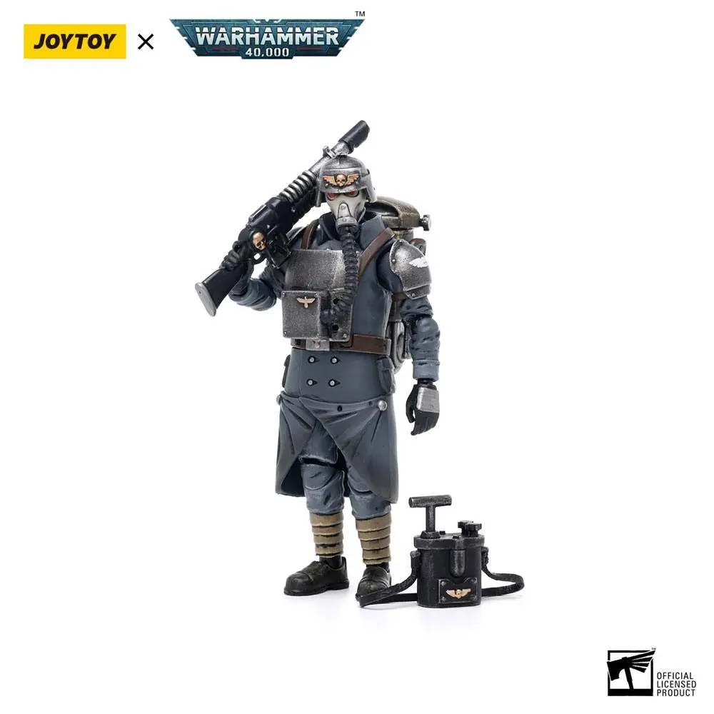 Warhammer 40k Actionfigur 1/18 Death Korps of Krieg Veteran Squad Gardist Sprengstoffexperte 10 cm Produktfoto