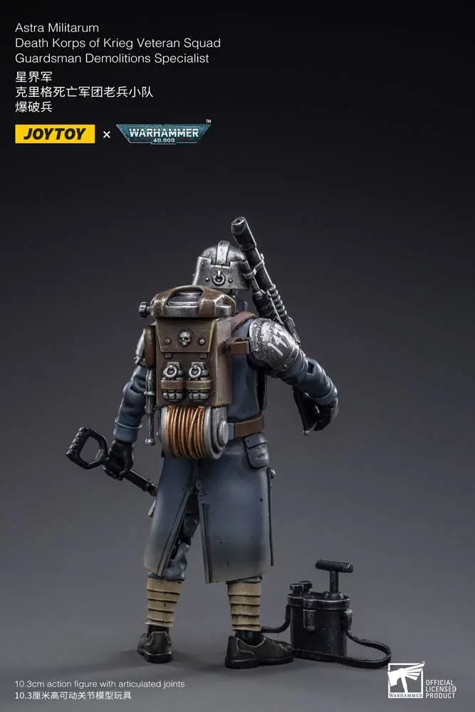 Warhammer 40k Actionfigur 1/18 Death Korps of Krieg Veteran Squad Gardist Sprengstoffexperte 10 cm Produktfoto